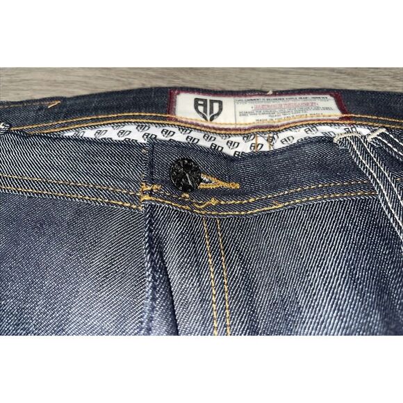 NEW Deadstock Y2K Artful Dodger Mens Jeans Embroidered & Bejeweled Size 42x35 - Picture 8 of 16